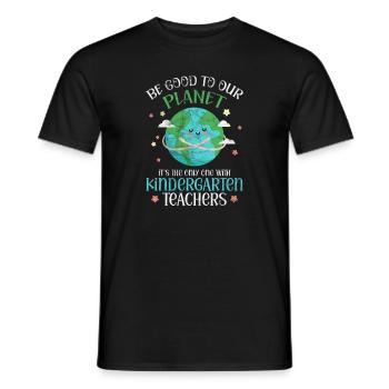 Kindergarten - Männer T-Shirt - Schwarz - Vorne - AI Model Male 178 light (178cm)