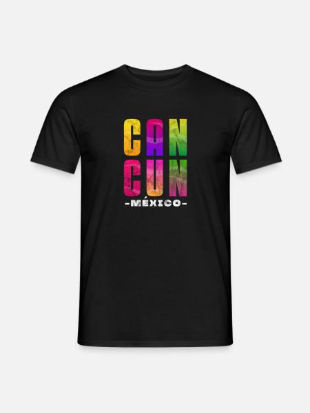 Mexico Cancun - Men's T-Shirt - black