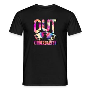 Kindergarten Child School Enrollment School Gift - Men's T-Shirt - black - Front - AI Model Male 178 light (178cm)
