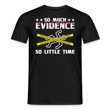Forensic Scientist Forensic Forensic Science - Men's T-Shirt - black - Front - AI Model Male 178 light (178cm)