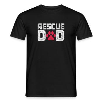 Animal Rescue Animal Welfare Animal Friend Gift - Men's T-Shirt - black - Front - AI Model Male 178 light (178cm)
