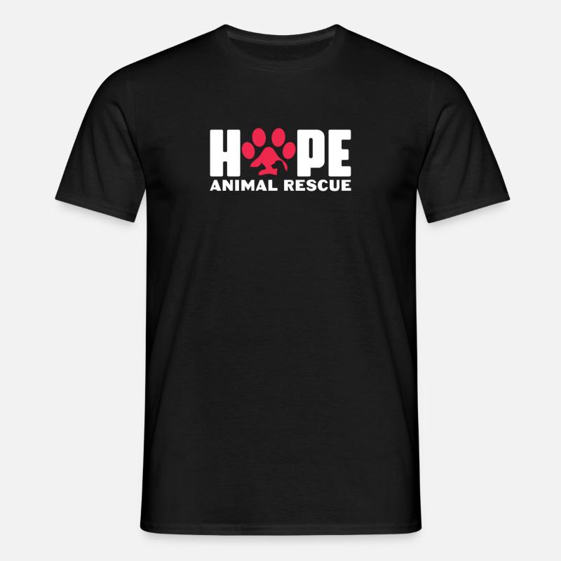 Tierrettung - Männer T-Shirt - Schwarz