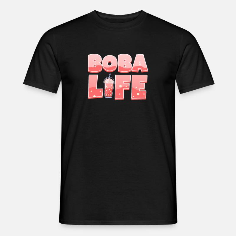 Bubble Tea - Männer T-Shirt - Schwarz