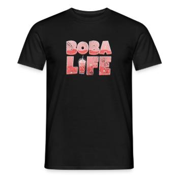 Bubble Tea Boba Tea Kawaii Cadeau - T-shirt homme - noir - Devant - AI Model Male 178 light (178cm)