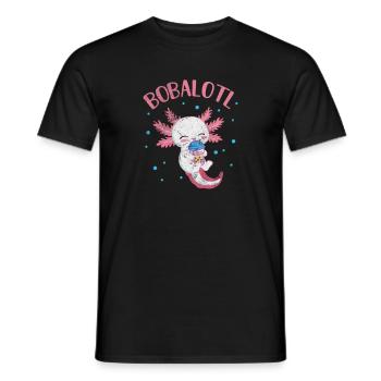 Bubble Tea Boba Tea Kawaii Cadeau - T-shirt homme - noir - Devant - AI Model Male 178 light (178cm)