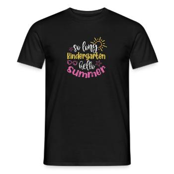 École maternelle - T-shirt homme - noir - Devant - AI Model Male 178 light (178cm)