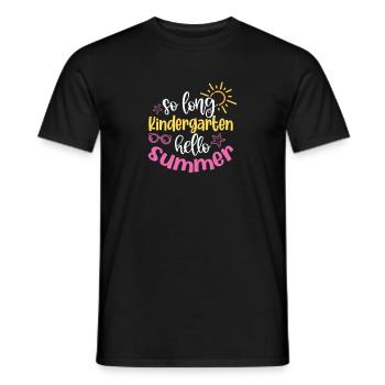 Enfant de la maternelle Inscription à l’école Cadeau scolaire - T-shirt homme - noir - Devant - AI Model Male 178 light (178cm)