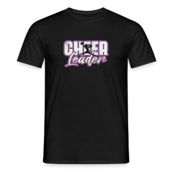 Cheerleader Cheerleading Sport Gymnastik Geschenk - Männer T-Shirt - Schwarz - Vorne - AI Model Male 178 light (178cm)