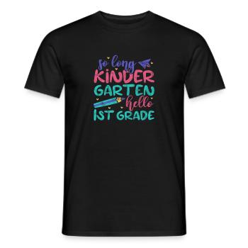 Kindergarten - Men's T-Shirt - black - Front - AI Model Male 178 light (178cm)