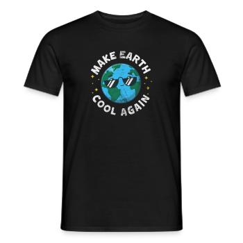 Climate Change Environment Earth Earth Gift - Men's T-Shirt - black - Front - AI Model Male 178 light (178cm)