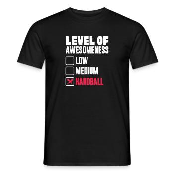 Handball - T-shirt homme - noir - Devant - AI Model Male 178 light (178cm)