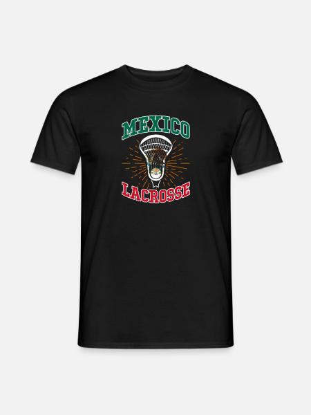 Mexico Lacrosse Mexican Mexican Gift - Men's T-Shirt - black