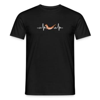 Otter - Männer T-Shirt - Schwarz - Vorne - AI Model Male 178 light (178cm)
