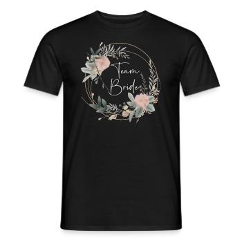 Team Bride - Men's T-Shirt - black - Front - AI Model Male 178 light (178cm)