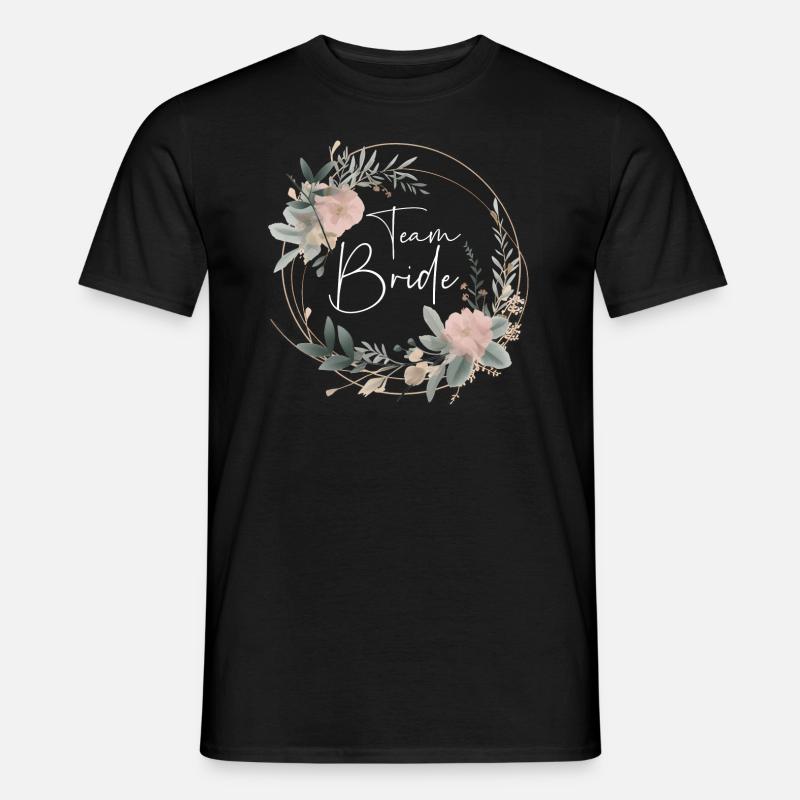 Team Bride - Männer T-Shirt - Schwarz