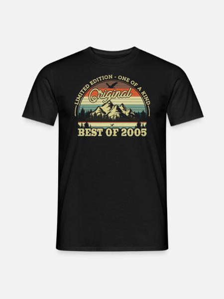 Birthday present 2005 - Men's T-Shirt - black