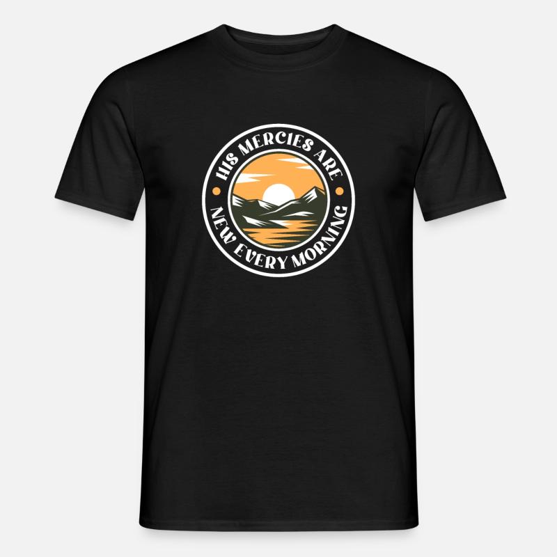 Bibel Bibelvers Christliche Sprüche Jesus Geschenk - Mænd T-shirt - sort