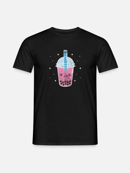 Bubble Tea Boba Tea Kawaii Cadeau - T-shirt homme - noir