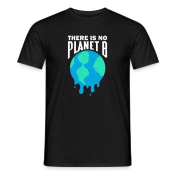 Climate change - Men's T-Shirt - black - Front - AI Model Male 178 light (178cm)