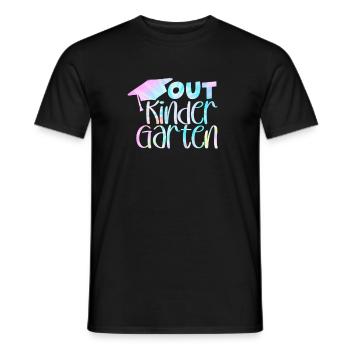 Kindergarten Child School Enrollment School Gift - Men's T-Shirt - black - Front - AI Model Male 178 light (178cm)