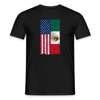 Mexique - T-shirt homme - noir - Devant - AI Model Male 178 light (178cm)