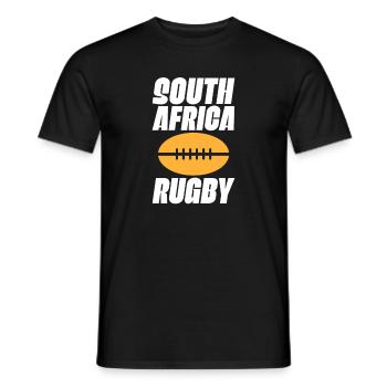 Rugby - Männer T-Shirt - Schwarz - Vorne - AI Model Male 178 light (178cm)