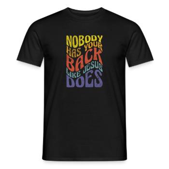 Bible - Men's T-Shirt - black - Front - AI Model Male 178 light (178cm)