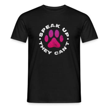 Animal Rescue Animal Welfare Animal Friend Gift - Men's T-Shirt - black - Front - AI Model Male 178 light (178cm)