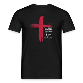 Bible - Men's T-Shirt - black - Front - AI Model Male 178 light (178cm)