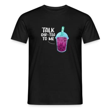 Bubble Tea Boba Tea Kawaii Cadeau - T-shirt homme - noir - Devant - AI Model Male 178 light (178cm)