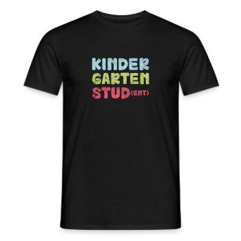 Kindergarten - Männer T-Shirt - Schwarz - Vorne - AI Model Male 178 light (178cm)