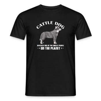 Bouvier australien - T-shirt homme - noir - Devant - AI Model Male 178 light (178cm)