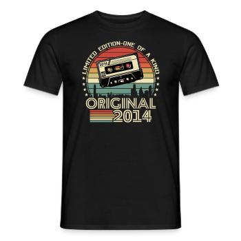 Limited Edition 2014 - Unique Original - Men's T-Shirt - black - Front - AI Model Male 178 light (178cm)