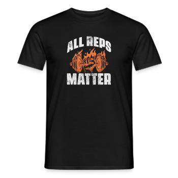Bodybuilder - Männer T-Shirt - Schwarz - Vorne - AI Model Male 178 light (178cm)