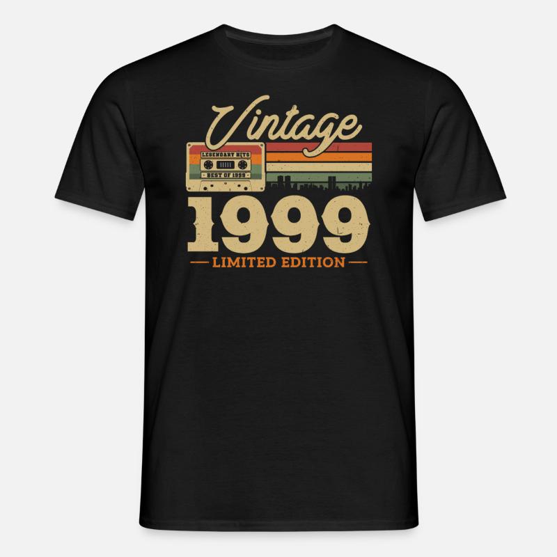 1999 - 24/25 birthday - Men's T-Shirt - black