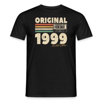 Legendenhafte Hits 1999 - Männer T-Shirt - Schwarz - Vorne - AI Model Male 178 light (178cm)