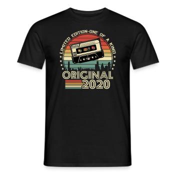 Retro 2020 Gift - Men's T-Shirt - black - Front - AI Model Male 178 light (178cm)