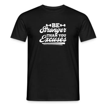 Bodybuilder Body Building Fitness Gym Gave - Mænd T-shirt - sort - Foran - AI Model Male 178 light (178cm)
