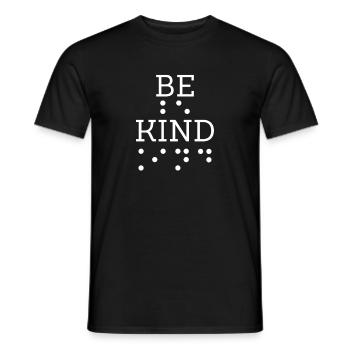 Braille Braille Blind Gift - T-shirt homme - noir - Devant - AI Model Male 178 light (178cm)
