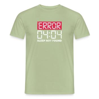 Hacker - Männer T-Shirt - Sage - Vorne - AI Model Male 178 light (178cm)