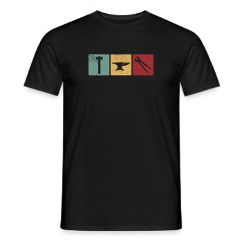 Forgeron - T-shirt homme - noir - Devant - AI Model Male 178 light (178cm)
