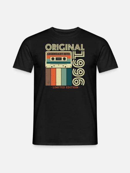 Cadeau Millésime 1996 - T-shirt homme - noir