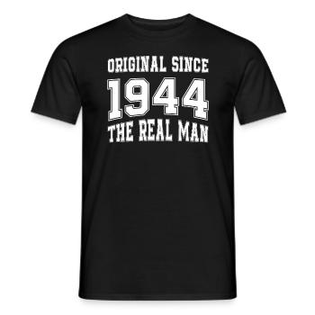 Un véritable original depuis 1944, année parfaitement drôle - T-shirt homme - noir - Devant - AI Model Male 178 light (178cm)