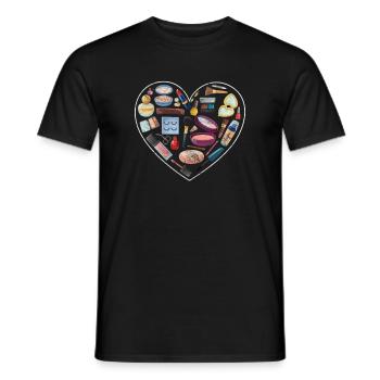 Esthéticien - T-shirt homme - noir - Devant - AI Model Male 178 light (178cm)