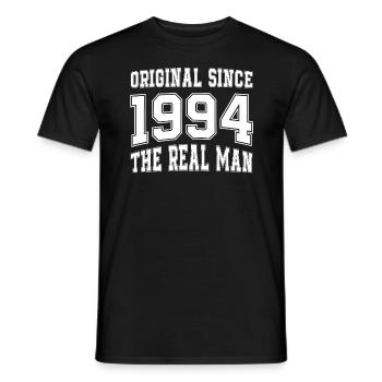 Un vrai original depuis 1994, année parfaitement drôle - T-shirt homme - noir - Devant - AI Model Male 178 light (178cm)