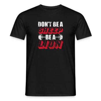 Culturiste - T-shirt homme - noir - Devant - AI Model Male 178 light (178cm)