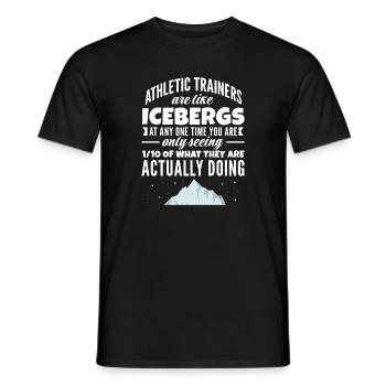 Sportmediziner - Männer T-Shirt - Schwarz - Vorne - AI Model Male 178 light (178cm)