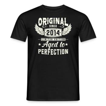 Millésime légendaire 2014 - T-shirt homme - noir - Devant - AI Model Male 178 light (178cm)