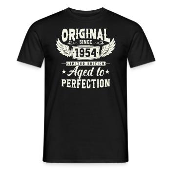 1954 Geburtsjahr Schatz - Männer T-Shirt - Schwarz - Vorne - AI Model Male 178 light (178cm)