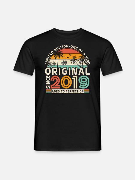 Cadeau légendaire : millésime 2019 - T-shirt homme - noir